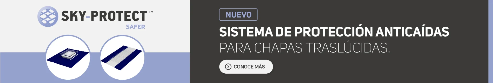 Proteccion para chapas traslucidas